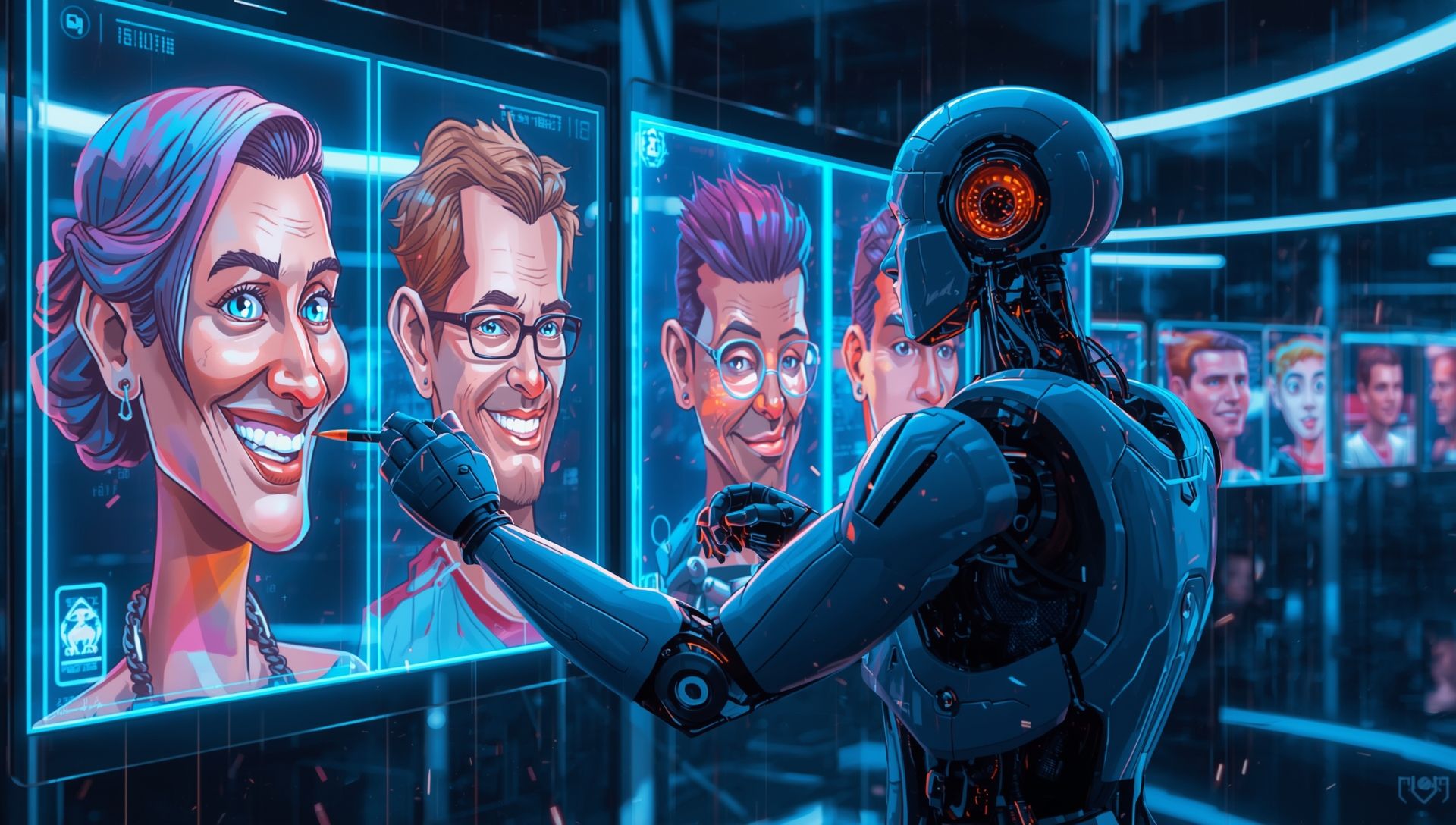 Caricaturas con Inteligencia Artificial